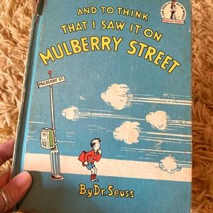 Vintage 1937 Dr. Seuss “And To Think That I Saw it on Mulberry Street”